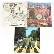 THE BEATLES; Russian double album reissue, 'Sgt Pepper...', 'Revolver' with insert, 1992, and 'Abbey