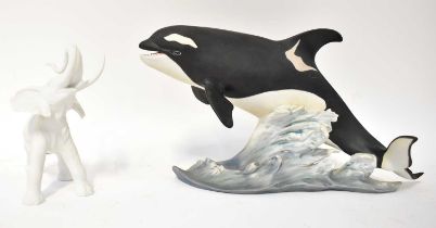 KAISER; a limited edition figure 'Orcinus Orca', with certificates, numbered 576/4000, noted to