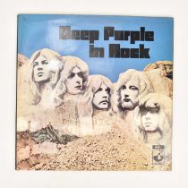 DEEP PURPLE; 'Deep Purple in Rock' on UK Harvest records with the Gramophone Co Ltd on the label rim