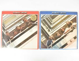 THE BEATLES; two albums, '1962-1966' and '1967-1970', original issues with diagonally cut corners to