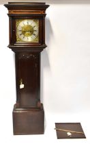 MAJOR SCHOFIELD, ROCHDALE; an early 19th century thirty-hour chiming oak cased longcase clock, the