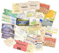 A quantity of concert tickets from the 1980s onwards, to include Limehouse Lizzy 2020, Steel