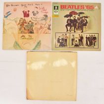 THE BEATLES; three albums comprising 'The White Album', UK mono pressing on Apple, sleeve no. 58976,