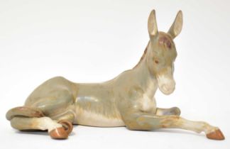 LLADRÓ; a Nativity donkey figure with satin finish, stamped '2282' verso, height 12.5cm. Condition