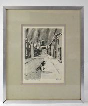 † HAROLD RILEY (1934-2023); a signed limited edition print, 'Street, Salford', no. 12/15, signed and