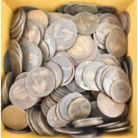 Approximately three hundred Victorian and earlier pennies, together with a small quantity of half