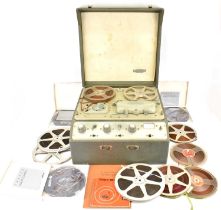 BRITISH FERROGRAPH RECORDER CO LTD; a model 422U reel-to-reel recorder in hard carry case, with