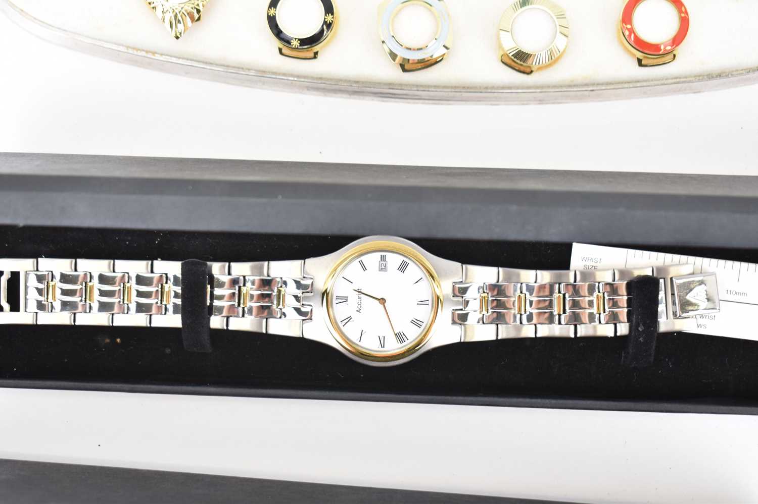 A six modern and vintage fashion watches to include 'his and hers' Accurist watches, a boxed Buler - Image 3 of 5