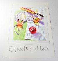 † GLYNN BOYD HARTE (20th century); three limited edition colour lithograph prints, each a still life