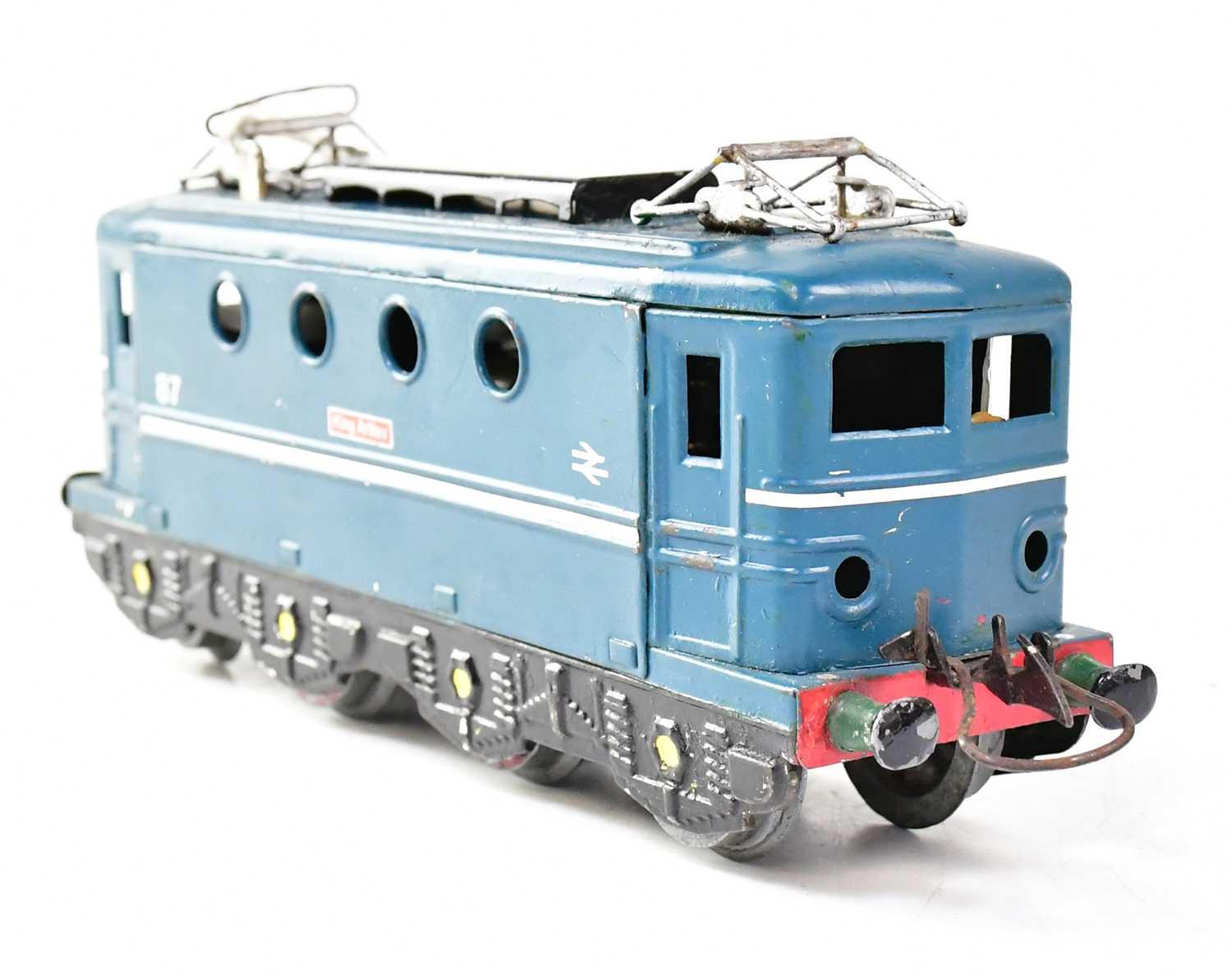 A vintage O gauge Hornby/Meccano scale model of British Rail 'King Arthur', with unusual induction - Image 3 of 3