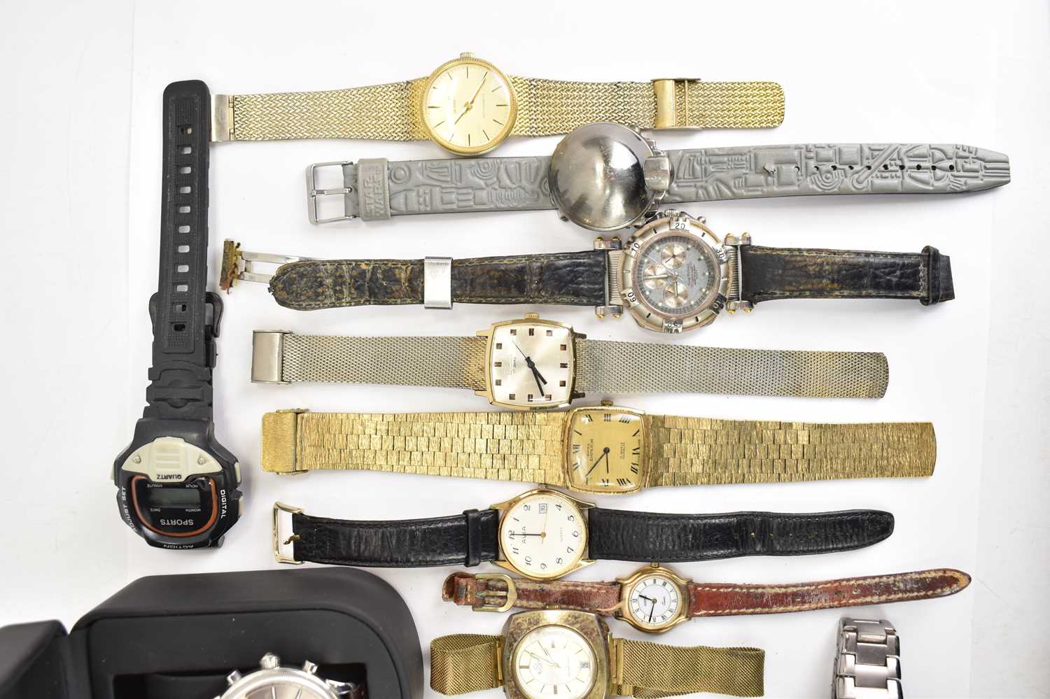 Approximately fifteen various gentlemen's wristwatches, makers to include Avia, Sekonda, Haltron, - Image 4 of 4