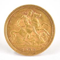 An Edward VII half sovereign 1906, George and Dragon, London Mint.