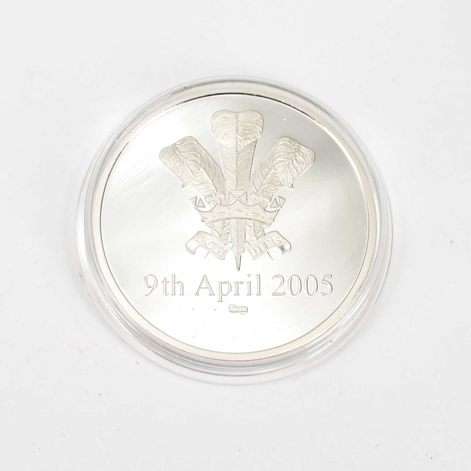 THE ROYAL MINT; an encapsulated proof celebration medal to commemorate the marriage of HRH The - Image 4 of 6