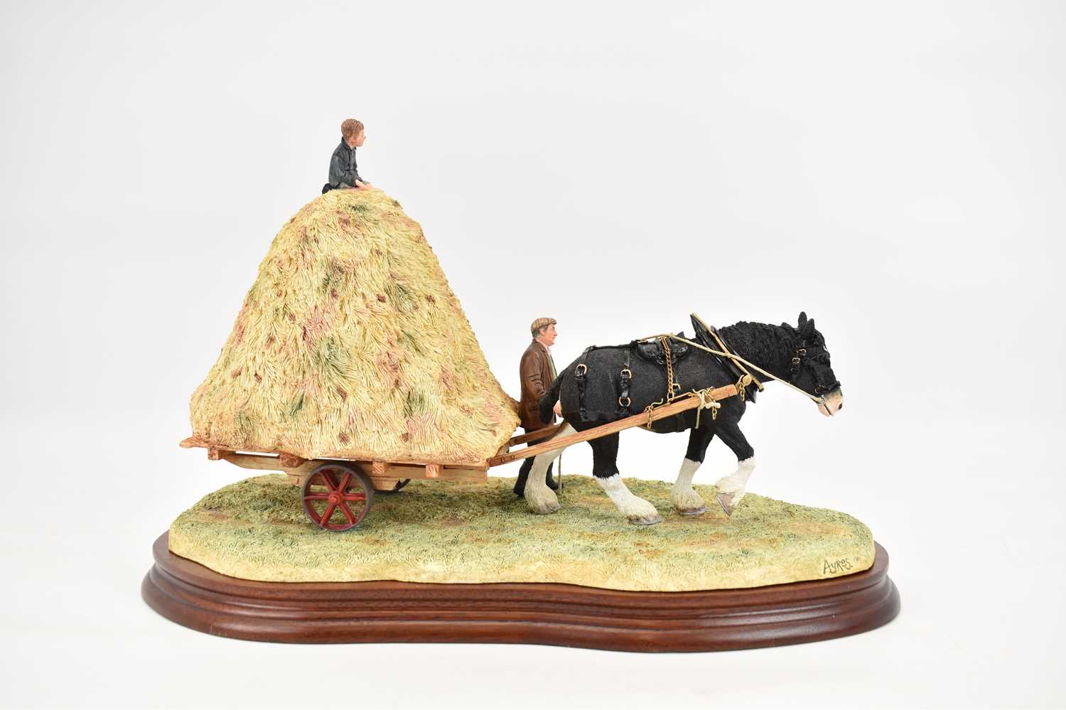 BORDER FINE ARTS; a limited edition figure group 'Hay Bogie', model no. B0698A, numbered 431/950, on - Image 3 of 5