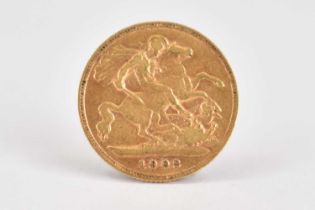 An Edward VII half sovereign 1902, George and Dragon, London Mint. Condition Report: 3.96g.