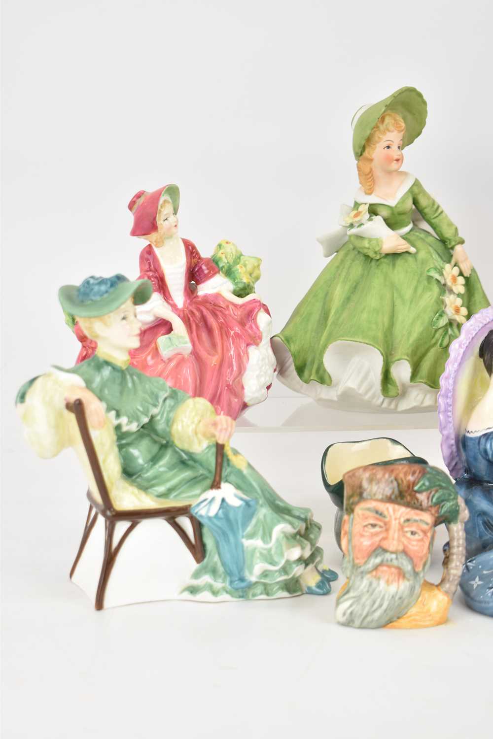 ROYAL DOULTON; a collection of porcelain figures comprising HN1936 'Top o' The Hill', HN2334 ' - Image 2 of 4