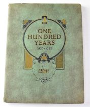 'One Hundred Years 1823-1923', a book detailing the history of Wilson Brothers Bobbin Co Ltd and