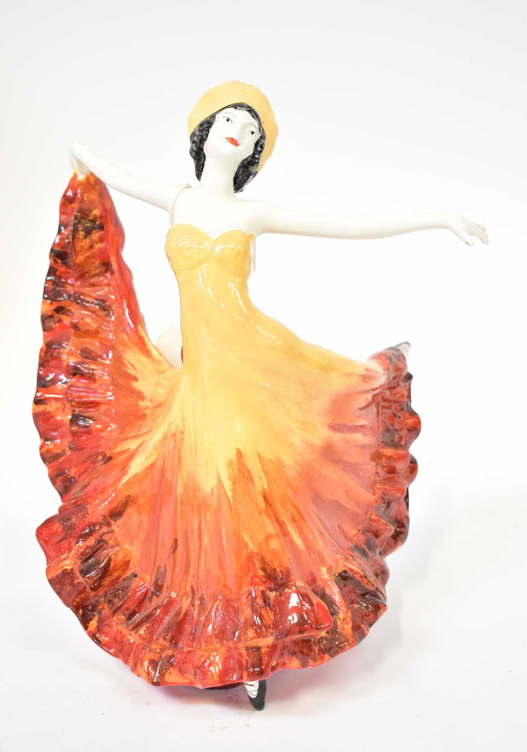 WADE; an early 20th century Art Deco figure 'Zena', height 22cm. Condition Report: Possible