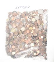 A collection of UK and World coins, may contain modern vintage and some Victorian examples, these