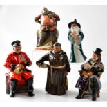 ROYAL DOULTON; five figures comprising HN2484 'Past Glory', HN2282 'The Coachman', HN2054 '