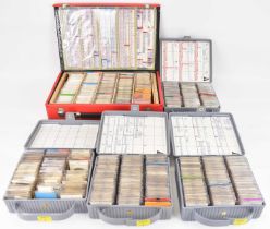 A gentleman's coin collection comprising UK decimal and pre-decimal coins, with some half-silver and