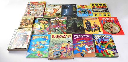A quantity of annuals to include 'Jerry Anderson Space 1999', 'Marvel Superhero Omnibus', 'Z