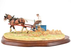 BORDER FINE ARTS; a limited edition figure group 'Rowing Up', model no. B0598, numbered 723/950,