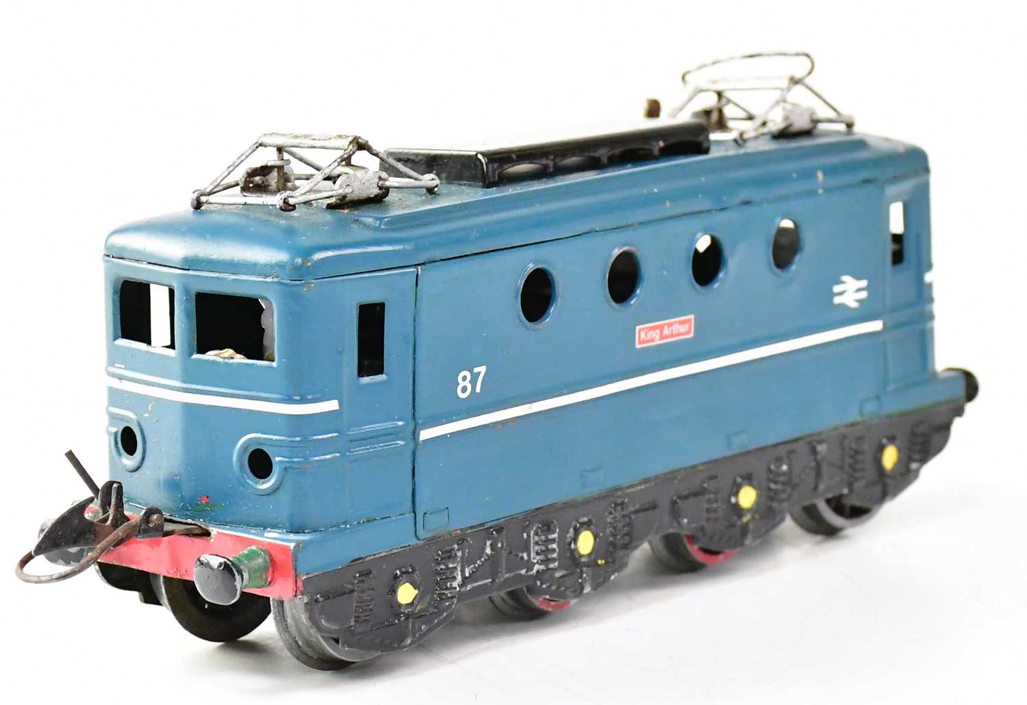 A vintage O gauge Hornby/Meccano scale model of British Rail 'King Arthur', with unusual induction