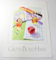 † GLYNN BOYD HARTE (20th century); four limited edition colour lithograph prints, each a still