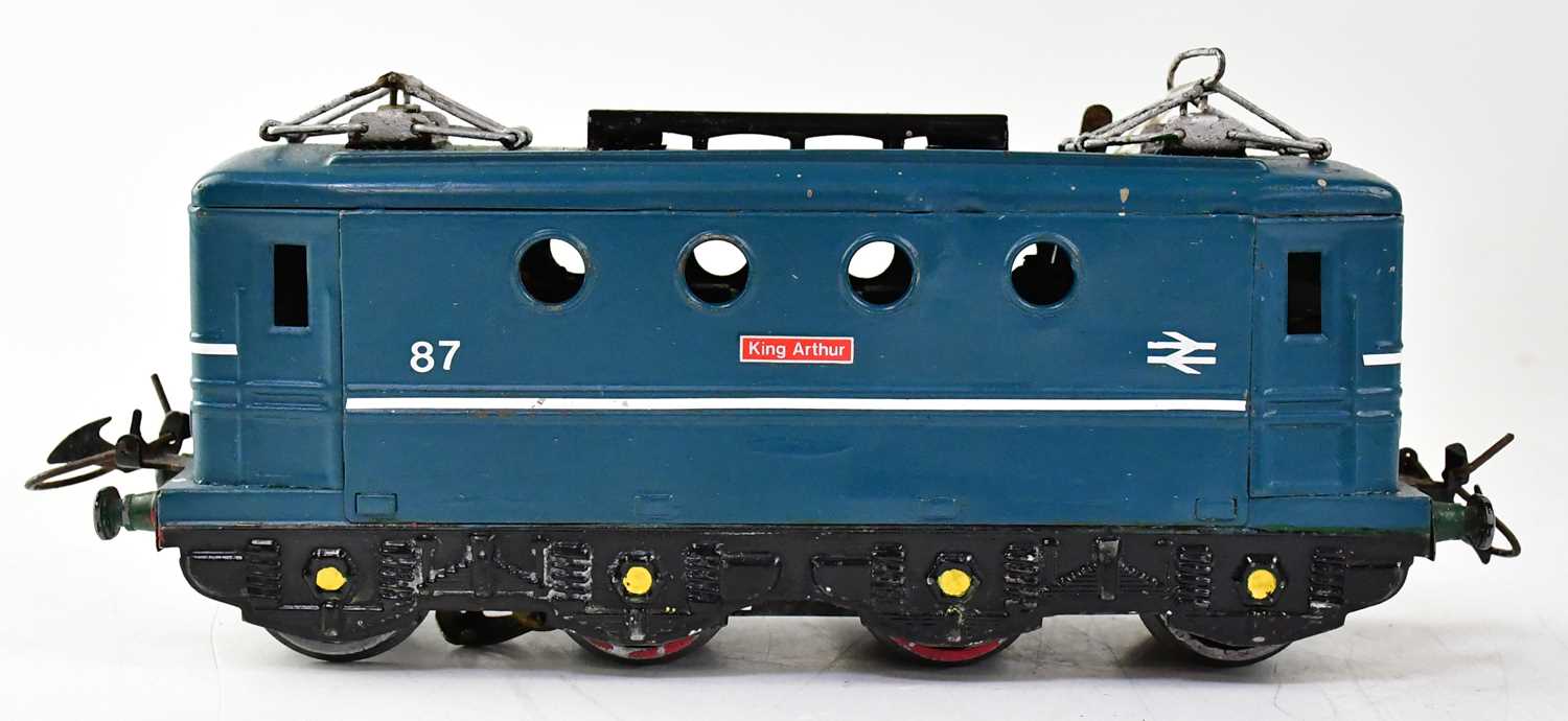 A vintage O gauge Hornby/Meccano scale model of British Rail 'King Arthur', with unusual induction - Image 2 of 3