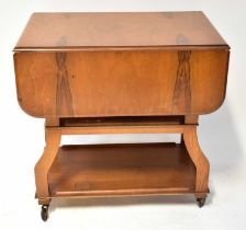 A vintage tea trolley with under shelf.