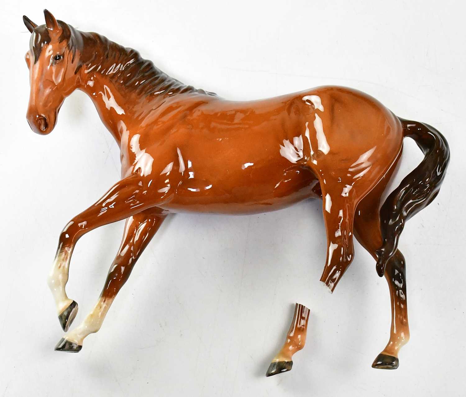 BESWICK; twelve models of horses, mainly chestnut and bay to include shire, mares and foals (12). - Image 2 of 2