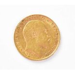 An Edward VII half sovereign 1906, George and Dragon, London Mint.