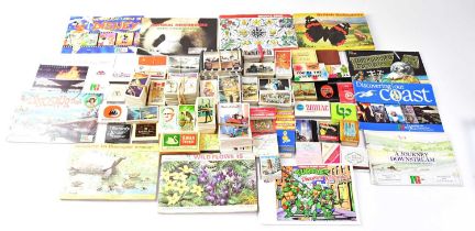 A quantity of cigarette and tea cards, to include Wills, Senior Service and PG Tips examples, etc,