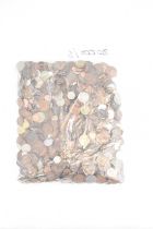 A collection of UK and World coins, may contain modern vintage and some Victorian examples, these