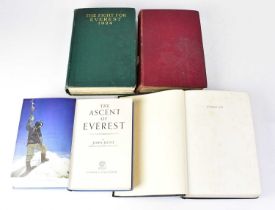 MOUNT EVEREST; EF Norton 'The Fight for Everest 1924', with maps and illustrations, published by