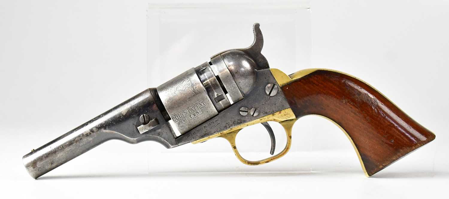 COLT; a M1862 pattern .38" rimfire factory converted five shot single action pocket Navy revolver, - Image 3 of 16