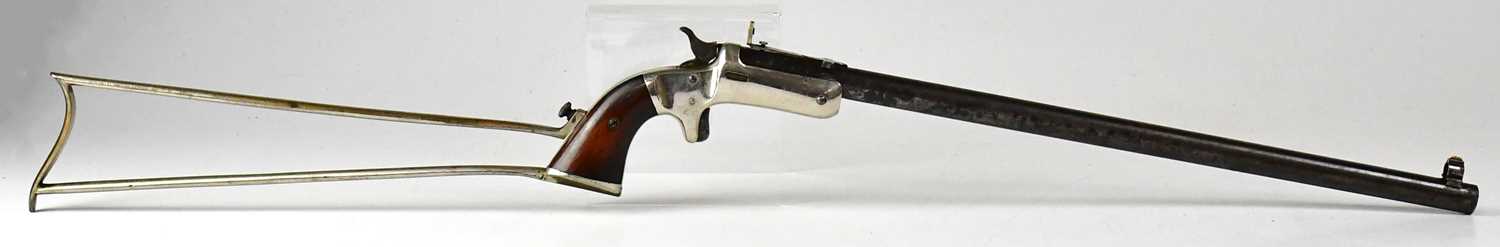 J. STEVENS & CO, CHICOPEE FALLS; a .32" rimfire 'New Model Pocket Rifle' with 15" part octagonal - Image 5 of 5