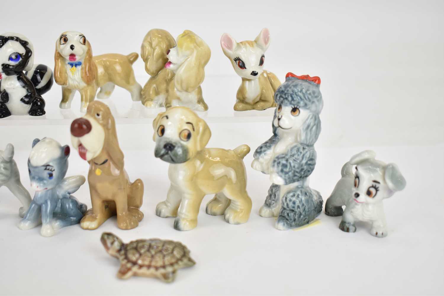 WADE; fourteen Whimsy figures to include 'Lady and The Tramp' (14). - Image 3 of 3