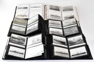An archive of ship-related photographs, contained in thirteen photograph albums, with the majority