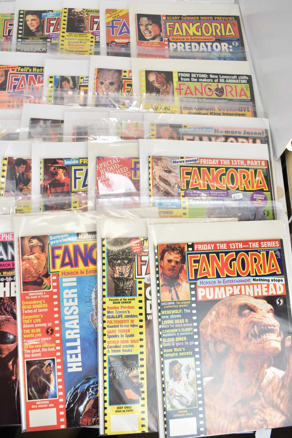 FANGORIA; approximately sixty-six magazines,1980-89. Condition Report: Each magazine in card - Image 4 of 5