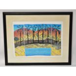 † FIONA HAMLEY (born 1948); limited edition colour lithograph, 'Camelback & Poole', no. 5/12, signed