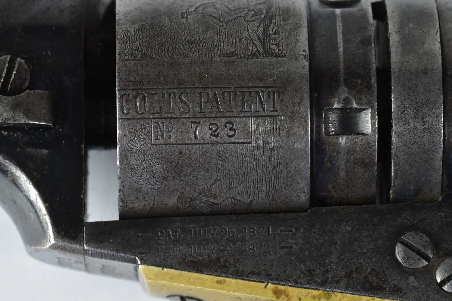 COLT; a M1862 pattern .38" rimfire factory converted five shot single action pocket Navy revolver, - Image 9 of 16