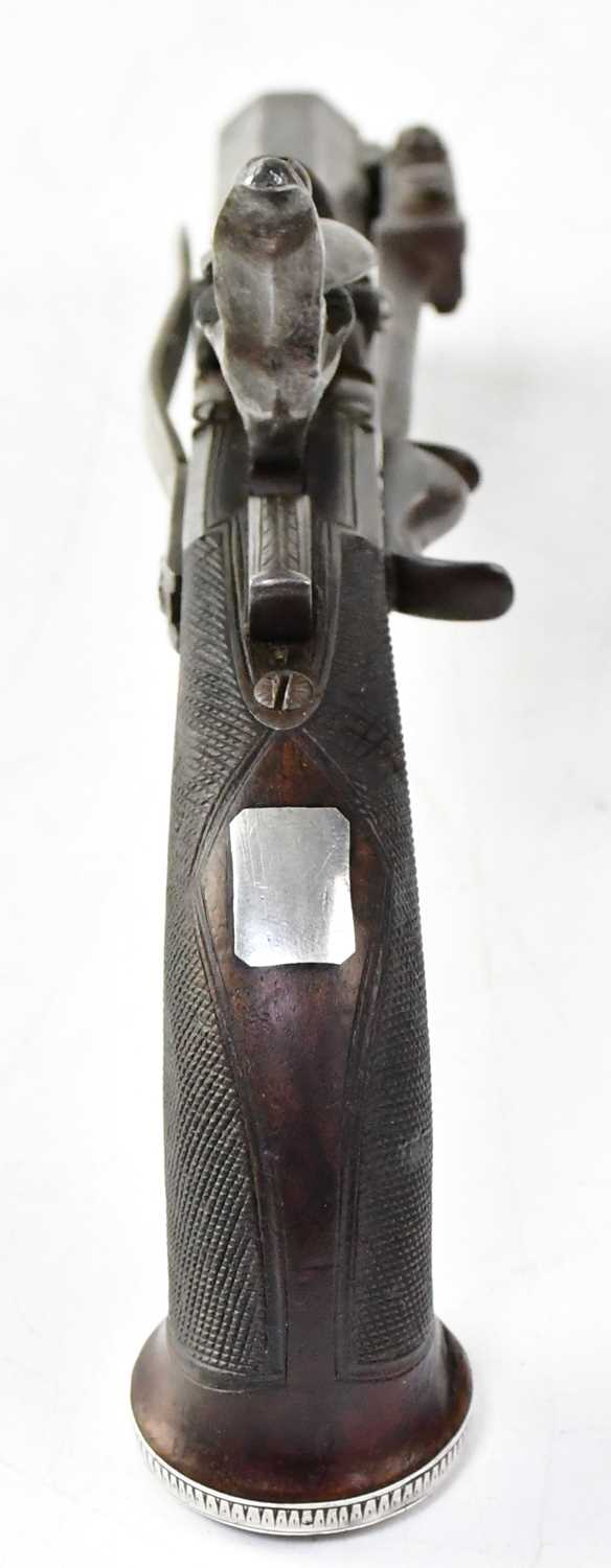 JAMES HAYWOOD, CHESTER; an unusual best quality dual ignition 42 bore pocket pistol, firing from - Image 3 of 9