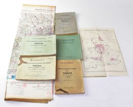 OPERATION SEA LION; WWII German plans, military map books for the invasion of England, a Holland