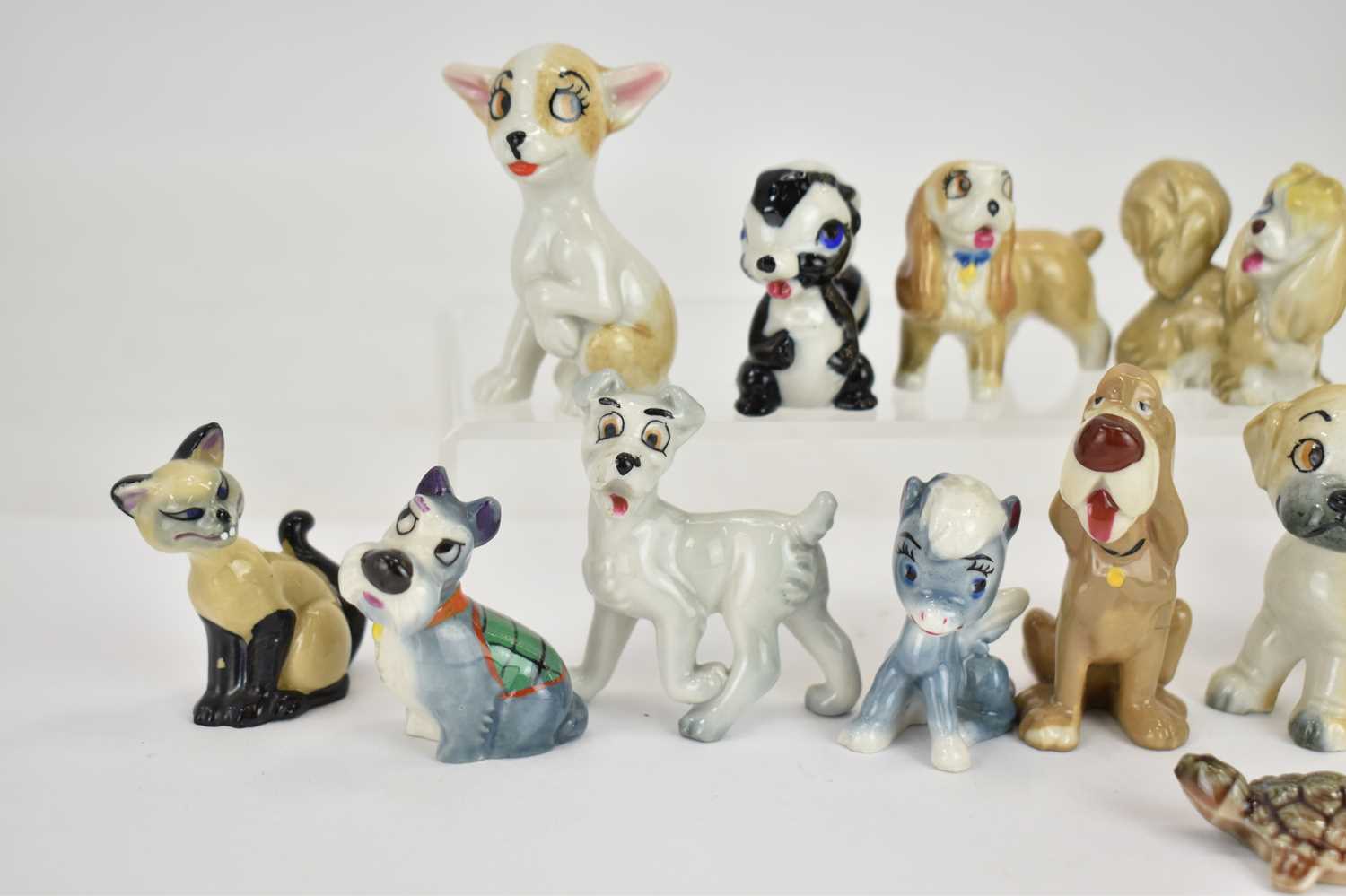 WADE; fourteen Whimsy figures to include 'Lady and The Tramp' (14). - Image 2 of 3