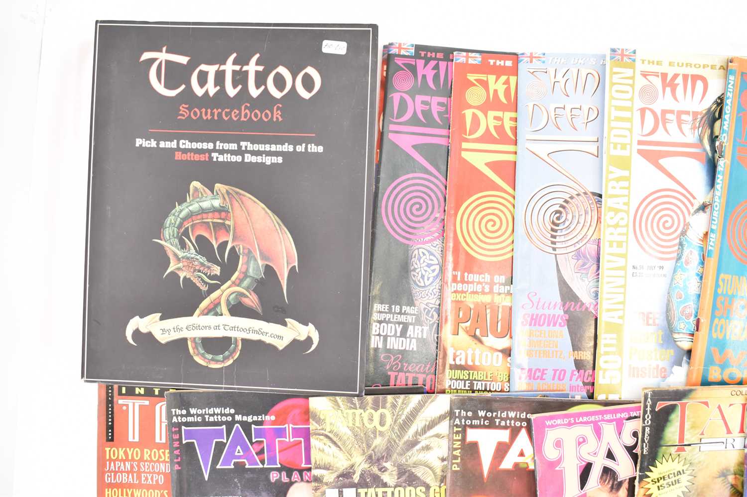 TATTOO SOURCEBOOK; approximately thirty tattoo related magazines. - Image 2 of 5
