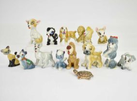 WADE; fourteen Whimsy figures to include 'Lady and The Tramp' (14).