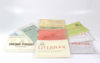 A collection of Liverpool related ephemera, to include a commemorative ticket for the official