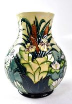 MOORCROFT; a vase in the 'Lamia' design, copyrighted for 1995, with impressed and painted marks to